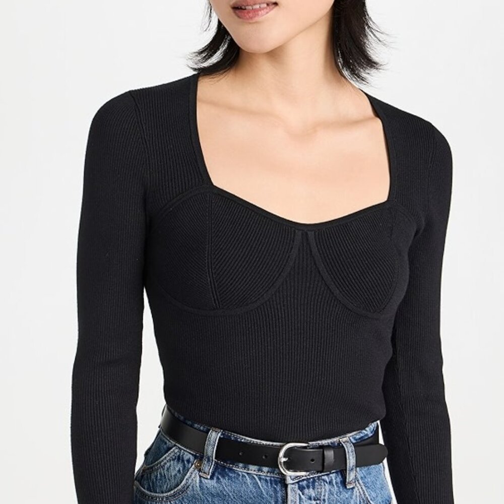MADEWELL The Signature Knit Sweater Top Sz L